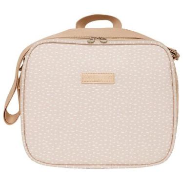 Imagem de Frasqueira Térmica Pirulitando Tiracolo Pomar Bege - Pirulitando Baby,