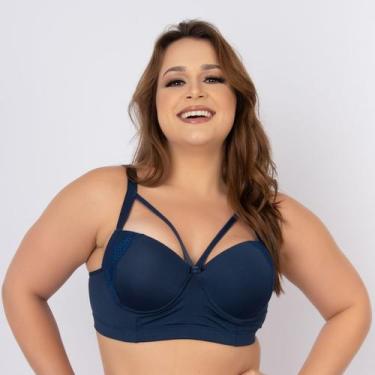 Imagem de Sutiã Strappy Plus Size Reforçado e Com Sustentação - Bella Fiore Moda