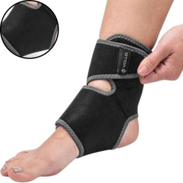 Imagem de Tornozeleira Compressão Ajustável em Neoprene Tornozelo Esquerdo/direi