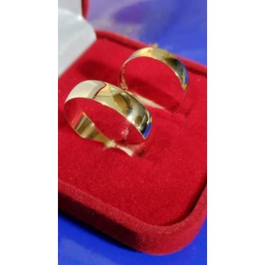 Imagem de Alianças Noivado Casamento Ouro 18 kilates Par