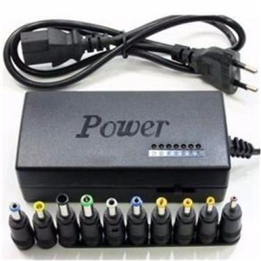 Imagem de Carregador portátil / Fonte para notebook Universal 120v - LéoCelulare