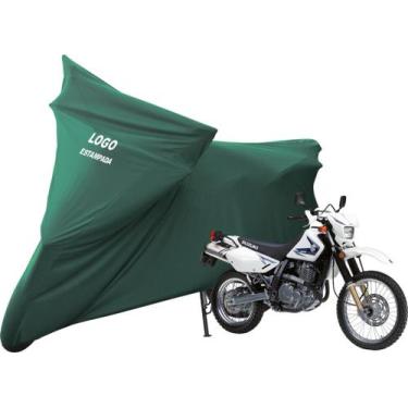 Imagem de Capa Protetora Cobrir Moto Suzuki DR 650 Não Risca Pintura - Mz, Verde