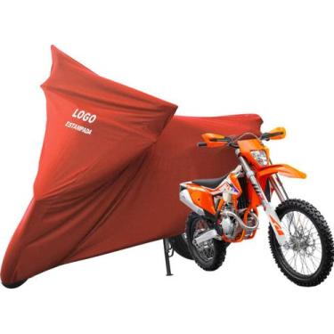 Imagem de Capa De Tecido Para Cobrir Moto KTM 250 EXC-F 300 EXC - Mz, Vermelha