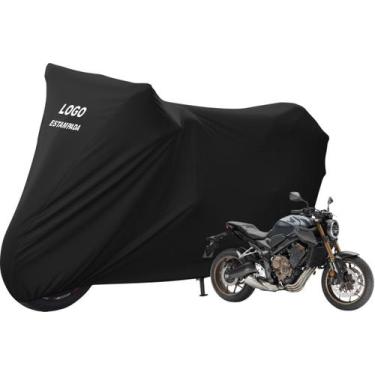 Imagem de Capa Cobrir Moto Honda CB 650 R De Tecido Lycra Helanca - Mz, Preta