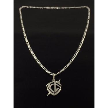 Imagem de Cordão Corrente Prata Maciça 925 Modelo 3 E 1 60 Cm Ping Fé - Lojas La