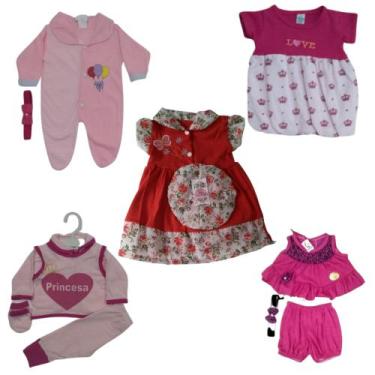 Imagem de Roupinhas para bebê reborn menina tamanho P - Duda Baby