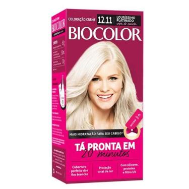 Imagem de Coloração Creme 12.11 Louríssimo Platinado Capa de Revista - Biocolor