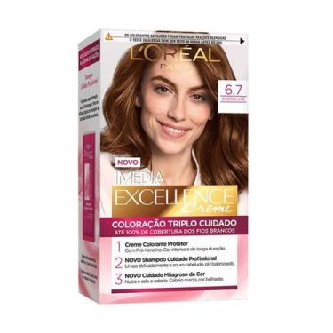 Imagem de Coloração Imédia Excellence Creme 6.7 Chocolate Puro - LnullOréal
