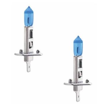 Imagem de Par de Lampada Halogenia Super Branca CODE/TECH ONE 12V H1 55W