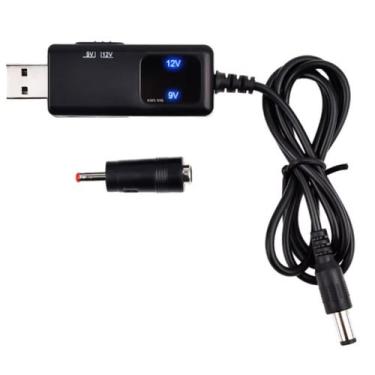 Imagem de Conversor USB Boost/Step-Up para 9V e 12V com Seletor de Voltagem e Co