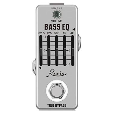 Imagem de Rowin Pedal de Equalização de Baixo 5 Bandas para Baixo com True Bypass