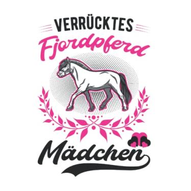 Imagem de Fjordpferd Notizbuch: Verrücktes Fjordpferd Mädchen Fjord Pferd / 6x9 Zoll / 120 karierte Seiten Seiten
