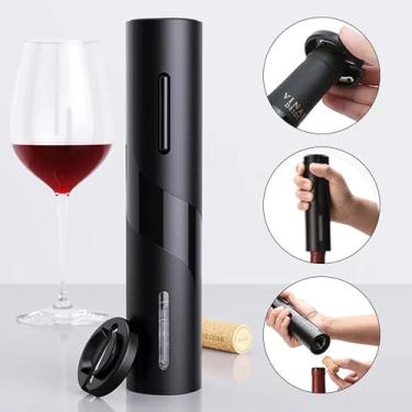Imagem de KIT ABRIDOR DE VINHO ELÉTRICO COM ACESSÓRIOS IDEAL PARA SACA ROLHAS ELÉTRICO DECANTER MAIS CHARME AO ABRIR SEU VINHO UTLIZA PILHA