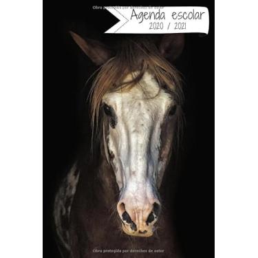 Imagem de AGENDA ESCOLAR 2020-2021: Agenda semana vista (Septiembre 2020 / Agosto 2021) | Planificador semanal (Español) | Calendario | Colegio, secundaria, estudiante | Tapa blanda Caballo