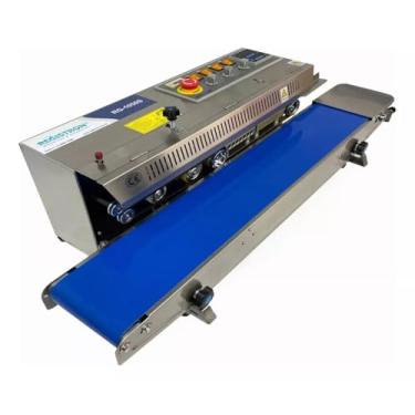 Imagem de Seladora Automática Contínua Horizontal Em Inox Com Datador Em Tinta e Contador de Embalagens RG-1050S