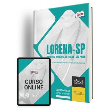 Imagem de Apostila Prefeitura de Lorena - SP 2024 Técnico em Enfermagem e Técnic