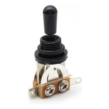 Imagem de Chave para guitarra lp 3 posições - preta/preta 1290 - RONSANI