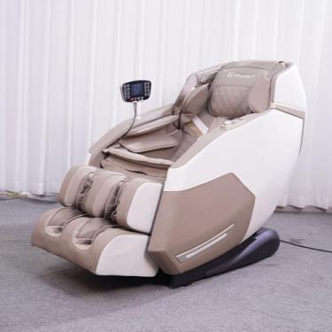 Imagem de Poltrona de Massagem Elétrica 3D Marvin Reclinação Gravidade Zero Tela LCD PU Preto G94 - Gran Belo