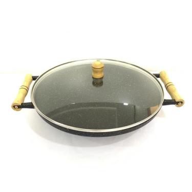 Imagem de Tacho Fundido 32 Cm Com Tampa De Vidro - La Chef Panelas