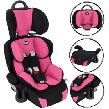 Imagem de Cadeira Infantil Para Carro Cadeirinha Bebê 5 Pontos Rosa - Tutti Baby