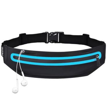 Imagem de Filoto Cinto de corrida, bolsa de corrida para mulheres e homens, bolsa de corrida refletiva patenteada nos EUA com as mãos livres, cinto de fitness, bolsa de treino, sem balanço, ajustável,