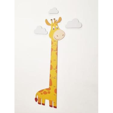 Imagem de Régua Do Crescimento Medidor Girafa Mdf Quarto Infantil
