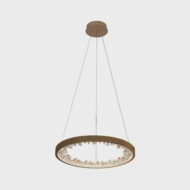 Imagem de Pendente LED 1X80W 3000K 2850Lm Milenium Bella Iluminação Dourado