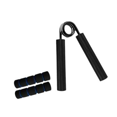 Imagem de Colaxi Fortalecedor da mão Fortalecedor Treinamento dos dedos Exercício de dedos, ferramenta de força de aderência para idosos adultos de menino de tênis, 50 Lb Preto