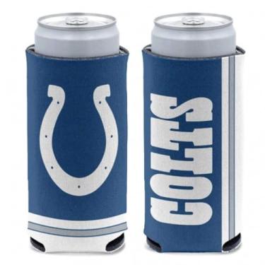 Imagem de WinCraft NFL Indianapolis Colts Slim Can Cooler, Cores do time, Tamanho Único
