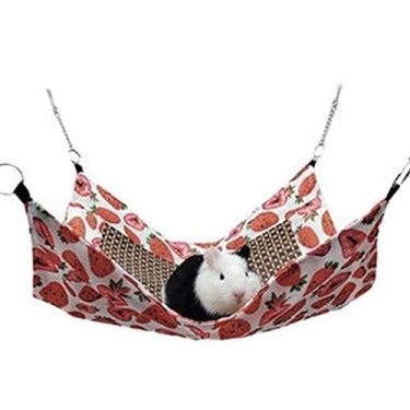 Imagem de Pequeno Animal Refrigeração Hammock Cozy Rattan Cotton Taber Summer Pet Hammock Cage Ao Ar Livre Uso de Cobaia Redent (Tipo 1)