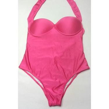 Imagem de Maio body Plus size meia taça com bojo alça reforçada 48/52 - Tropican