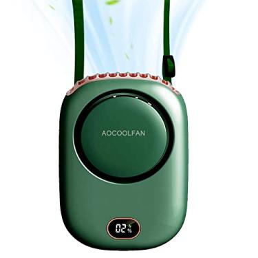 Imagem de AOCOOLFAN Ventilador de pescoço portátil, mini ventilador portátil pequeno ventilador pessoal, ventilador portátil recarregável por USB ventilador de cílios para crianças, meninas, meninos, mulher,