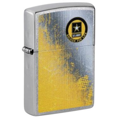 Imagem de Zippo Isqueiro cromado de bolso US Army® Soldier for Life Street