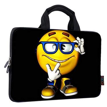 Imagem de iColor Universal 11,6" 12" 12,1" 12,2" 12,5" Notebook Netbook computador tablet PC bolsa de neoprene macia bolsa protetor, Yellow Boy