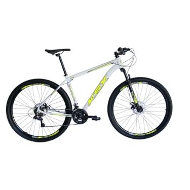 Imagem de Bicicleta Aro 29 Bike MTB 21v Marchas KSW ou KSX XLT 200 Cabeamento Superior Interno (BRANCA BRILHO (ADS AMARELO), 21)