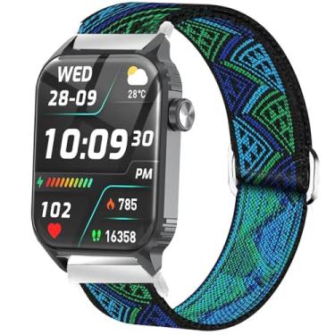 Imagem de Compatível com pulseiras TRAUSI para relógios inteligentes, elásticos elásticos de liberação rápida, acessórios de substituição ajustáveis para homens e mulheres, compatível com relógios inteligentes