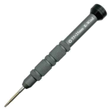 Imagem de Chave de fenda Torx T5, chave de fenda pequena compatível com bateria e disco rígido, teclados, laptops, magnética, leve, aço S2, tampa de giro suave, aderência antiderrapante