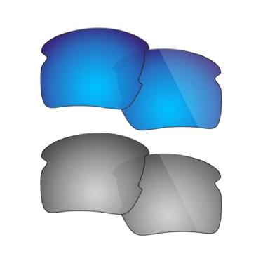 Imagem de Fiskr Lentes de reposição anti-água salgada para óculos de sol Oakley Flak 2.0 XL