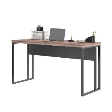 Imagem de Gaveteiro Com Prateleira E Mesa Morumbi Noce Preto