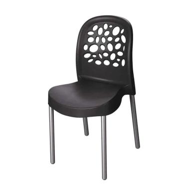 Imagem de Cadeira Deluxe Forte Plástico Preto