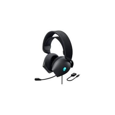 Imagem de Headset Gamer Dell Alienware AW520H, RGB, USB, Espuma de Memória, Preto - 520-BBCK