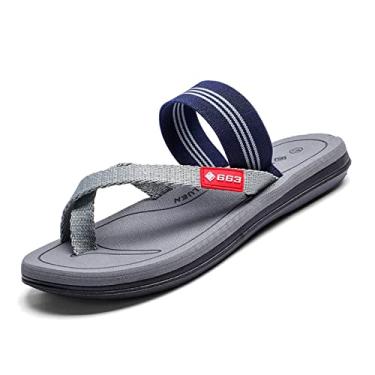 Imagem de Sapatos de praia de verão confortáveis masculinos, chinelos de casal, alívio de sintomas de joanete de hálux valgo, para vermelhidão e inchaço ortopédicos de hálux valgo nos pés(Brown,42 EU)