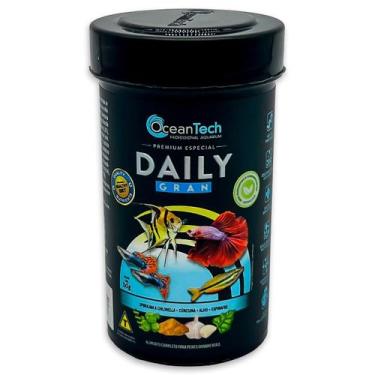 Imagem de Ração Daily Gran 50g Ocean Tech para Peixes Tropicais Aquário