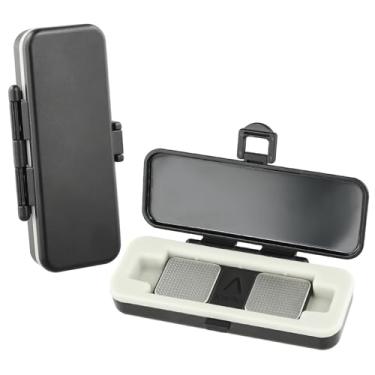 Imagem de SavvyBloom Capa Kardia Mobile apenas para monitor cardíaco KardiaMobile 1L ECG, capa KardiaMobile 1L com almofada de silicone para viagem e portátil, protege Kardia (somente case) preta