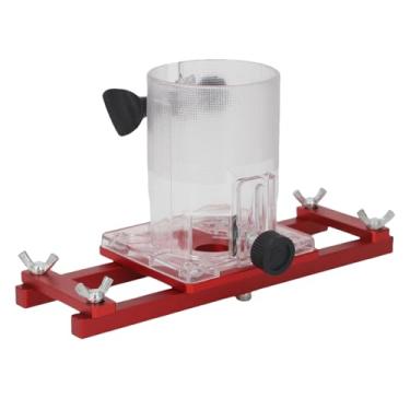 Imagem de Fabater Wood Trimmer Router Base, 2 Em 1 Invisible Fastener Slotting Bracket Base de Roteadores para Madeira Base para Máquina de Corte de Diâmetro Interno 65mm Mortising Jig para Móveis