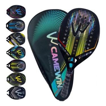 Imagem de Raquete de tênis de praia Camewin 2024 Fibra de carbono 3K 320-330g
