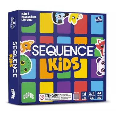 Imagem de Jogo De Tabuleiro Sequence Kids 44 Cartas - Copag 34736