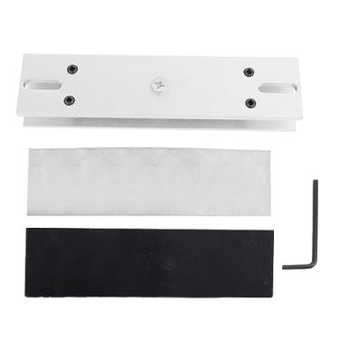 Imagem de U Shape de forma para trava magnética Liga de alumínio pesada 617lbs Suporte universal de montagem universal para portas de metal de madeira de vidro 18x4x3cm