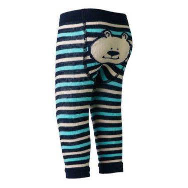 Imagem de Calça Ceroula Bebê Menino Algodão Fio 80 Pimpolho 8204, 00-15, Azul, E