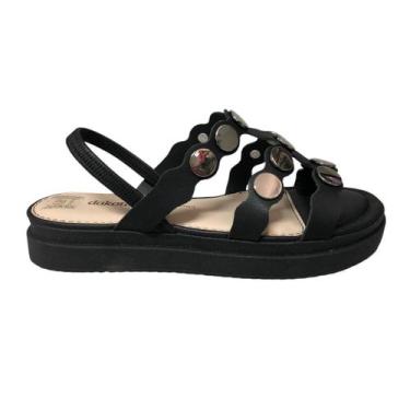 Imagem de Sandália Dakota Flatform Feminino Y7633, Almeria preto, Grafite, 36